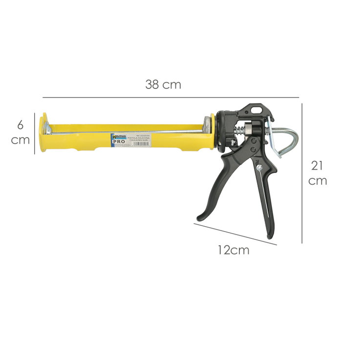 WOLFPACK LINEA PROFESIONAL Pistola Silicona Extrafuerte