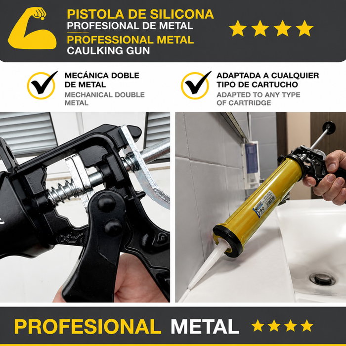 WOLFPACK LINEA PROFESIONAL Pistola Silicona Extrafuerte