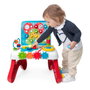 Chicco Table d'activités bilingue Art & Craft 00011550000040 - Tableau éducatif électronique avec pinceau et formes lumineuses