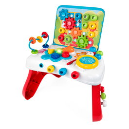 Chicco Table d'activités bilingue Art & Craft 00011550000040 - Tableau éducatif électronique avec pinceau et formes lumineuses