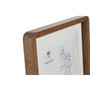 Home ESPRIT Cadre photo Scandinave Blanc Marron 22 x 2,8 x 27 cm