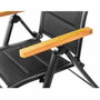 Fieldmann FDZN 5017 Chaise de jardin relaxante réglable, Noir