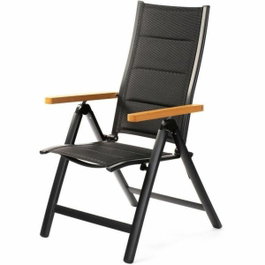 Fieldmann FDZN 5017 Chaise de jardin relaxante réglable, Noir