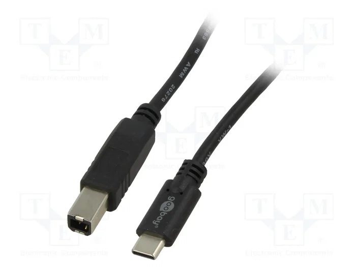 MicroConnect Câble USB-C vers USB 2.0 B, 1m