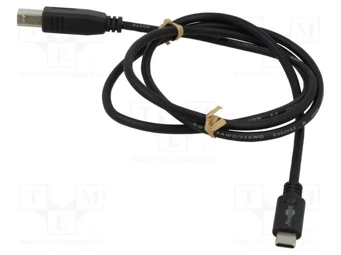 MicroConnect Câble USB-C vers USB 2.0 B, 1m
