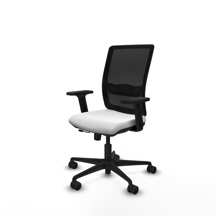 PIQUERAS Y CRESPO Chaise Haches Synchrone/Traslack Blanc et Noir