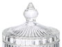 Giftdecor Bombonera Cristal Rayas 8,5 x 14 cm Transparente (Set de 24)