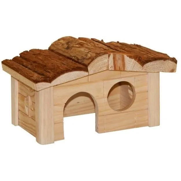 Kerbl Maison Nature pour Petit Rongeur en Bois 20x14x12 cm pour Cochon d'Inde Kerbl Maison Nature pour Petit Rongeur en Bois 20x14x12 cm pour Cochon d'Inde