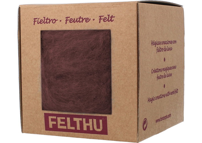 Felthu Feutre de laine granate oscuro Felthu Feutre de laine granate oscuro