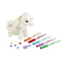 Crayola - Kit Ma Licorne à Décorer avec Feutres et Accessoires, Jouet Créatif Multicolore pour Fille dès 4 Ans - Dimensions 25x4x19 cm
