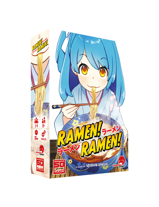 Sd Games Jeu de société Ramen! Ramen! - Jeu de cartes compétitif et familial, pour 1 à 4 joueurs, dès 8 ans, 30 min Sd Games Jeu de société Ramen! Ramen! - Jeu de cartes compétitif et familial, pour 1 à 4 joueurs, dès 8 ans, 30 min
