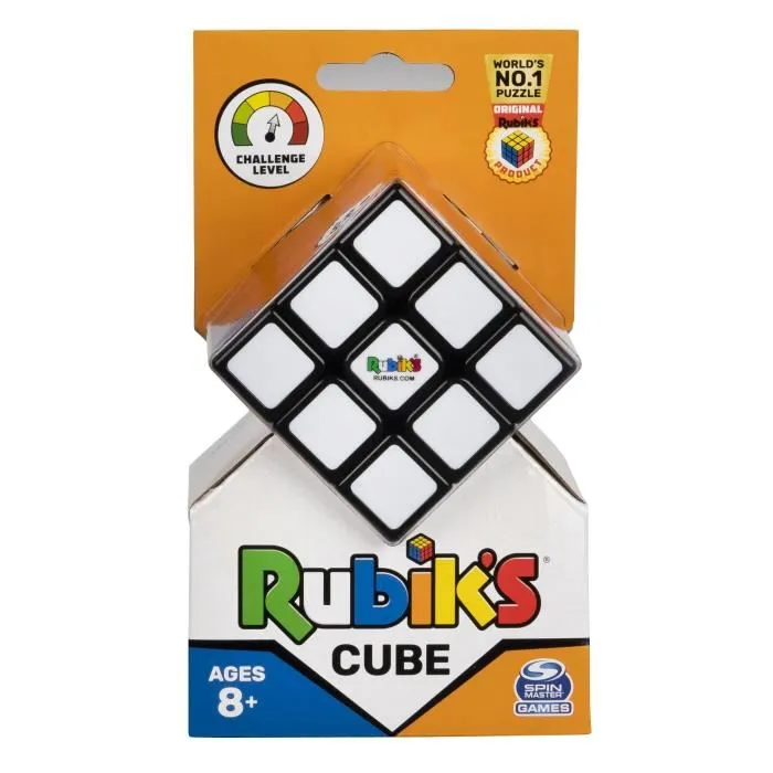 Rubik's Rubik's Cube 3x3 - Puzzle Classique - 6 Faces Colorées - Développe Mémoire et Logique - À partir de 8 ans - Barquette de 12