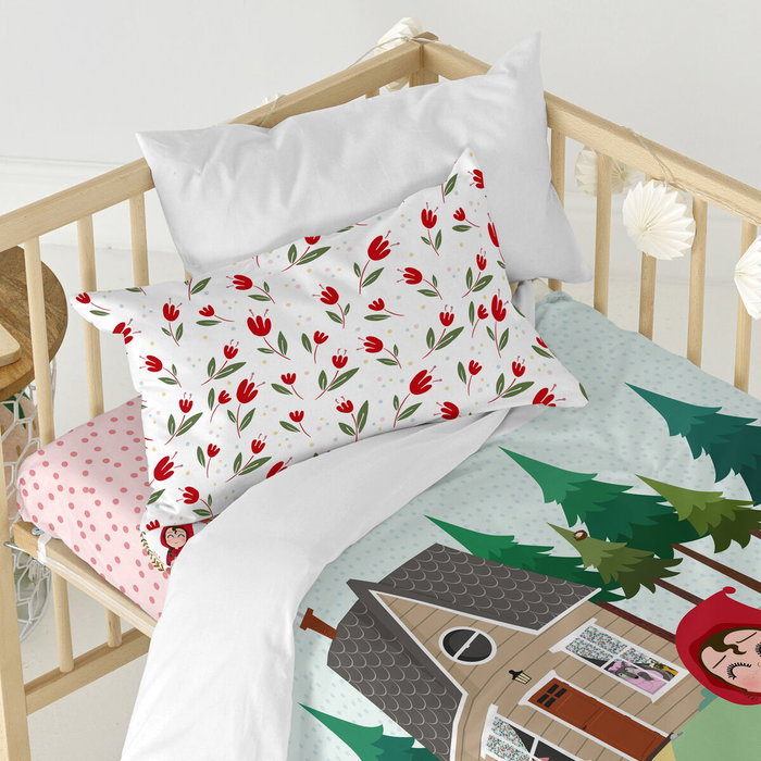 Parure de couette HappyFriday Mr Fox Red riding hood Multicouleur Lit de bébé 2 Pièces Parure de couette HappyFriday Mr Fox Red riding hood Multicouleur Lit de bébé 2 Pièces