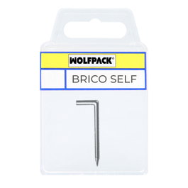 WOLFPACK LINEA PROFESIONAL Gond à pointe Brico-self fer zingué 17x40 mm