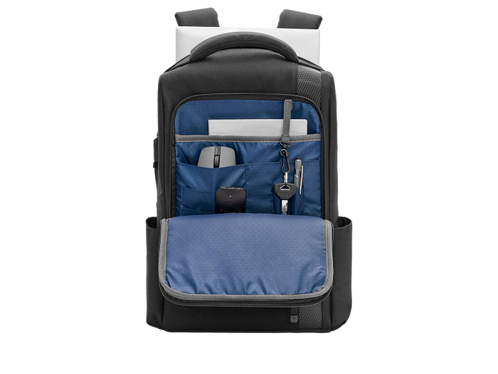 HP Renew Executive Mochila Ordinateur Portable 16 Pouces 6B8Y1UT Sac à Dos avec Port USB, Compartiment RFID