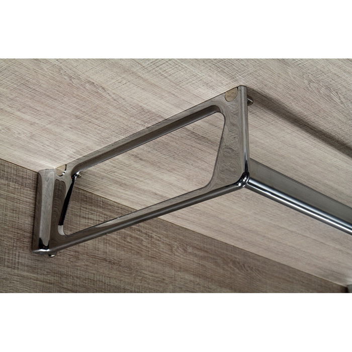 MAFOS Support d'étagère Zamak Kansas L300 Gauche Chrome