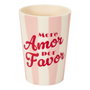 Home Deco Factory Verre 250 ml en Polypropylène Dolce Vita