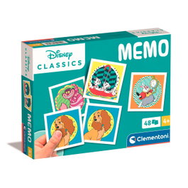 Clementoni Memo Pocket Disney Classic 18308 Jeu de mémoire pour enfants dès 4 ans