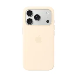 Apple Coque en silicone avec MagSafe pour iPhone 17 Pro - Vanille