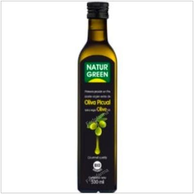 NATURGREEN Huile d'olive Picual extra vierge BIO 500ml NATURGREEN Huile d'olive Picual extra vierge BIO 500ml