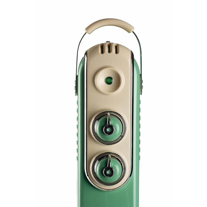 Ariete Radiateur à Huile Vintage Vert 9 Éléments 2000 W Ariete Radiateur à Huile Vintage Vert 9 Éléments 2000 W