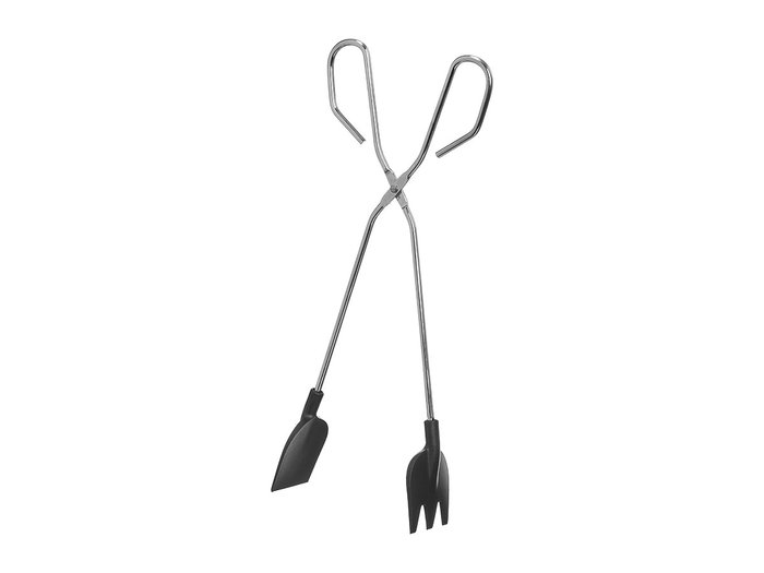 Kinvara Pinza de Cuisine en Acier et Nylon Noir 33 x 5 x 9 cm (Set de 24)