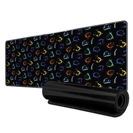 CYP BRANDS Tapis de souris gaming Pokemon - Tapis de bureau 35 x 80 cm - Base épaisse de 4 mm pour une précision optimale