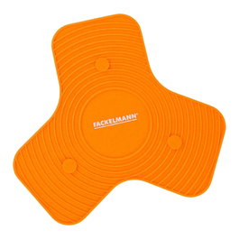 Fackelmann Sous-plat en silicone orange avec aimant soft