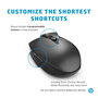HP Souris sans fil Bluetooth Multi-Appareils 635 - Capteur Haute Précision (verre), Boutons Programmables, Confort Ergonomique