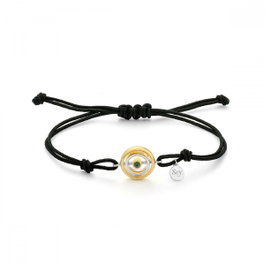 Secrecy Pulsera Adventurers en Argent 925 et Or 18K avec Topaze
