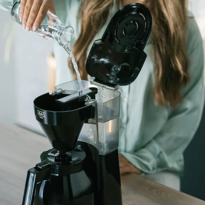 Melitta 1023-06 Cafetière filtre Easy Therm II 1050 W avec verseuse isotherme, Noir