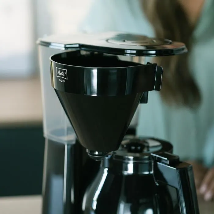 Melitta 1023-06 Cafetière filtre Easy Therm II 1050 W avec verseuse isotherme, Noir