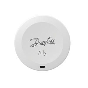 Danfoss Ally - Capteur de température et d'humidité sans fil pour thermostat de radiateur - Contrôle via application - Zigbee 3.0 - Design compact