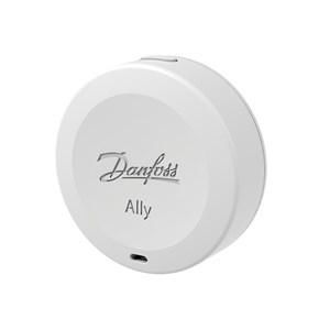 Danfoss Ally - Capteur de température et d'humidité sans fil pour thermostat de radiateur - Contrôle via application - Zigbee 3.0 - Design compact