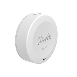 Danfoss Ally - Capteur de température et d'humidité sans fil pour thermostat de radiateur - Contrôle via application - Zigbee 3.0 - Design compact