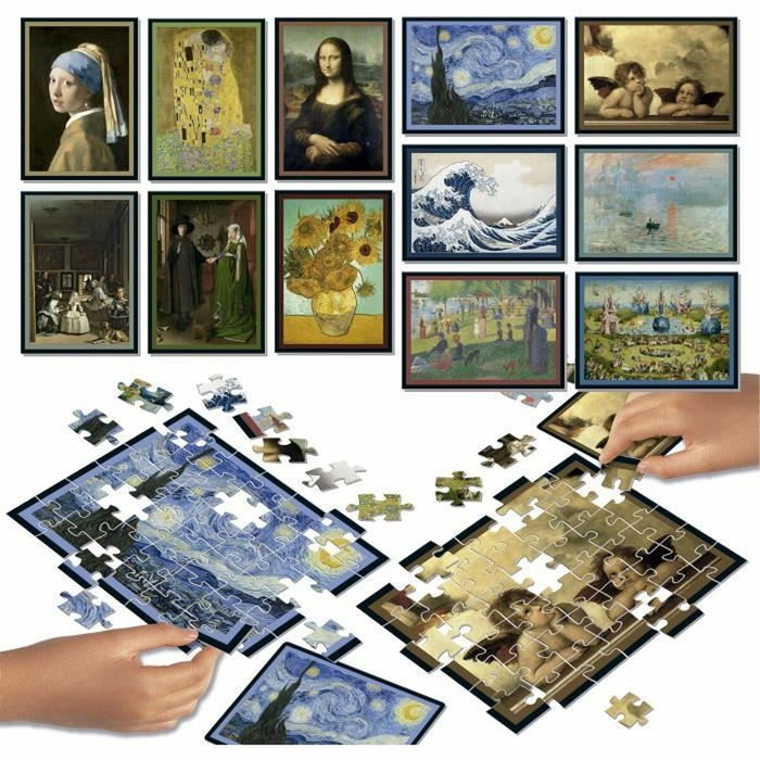 Educa Battle Art - Lot de 12 puzzles de 42 pièces