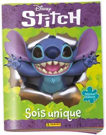 Panini - Album de stickers Stitch avec Lilo - 192 stickers dont 48 brillants - Collection complète d'aventures et d'amitié