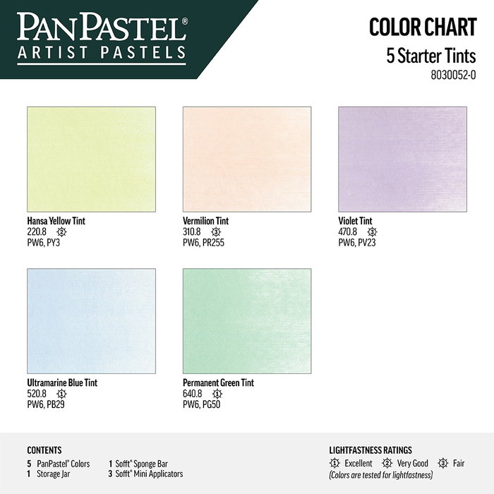 Panpastel Set Starter Tints Panpastel Set Starter Tints