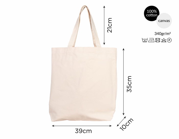 Innspiro Sac en coton 39x35x10cm