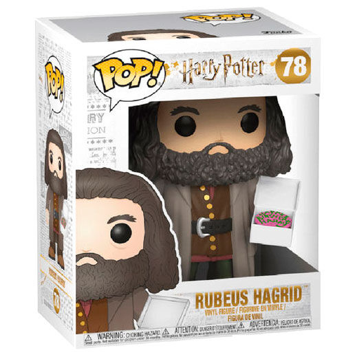 FUNKO - Figurine POP Harry Potter Hagrid avec gâteau - Figurine en vinyle de 15 cm dans sa boîte cadeau avec fenêtre