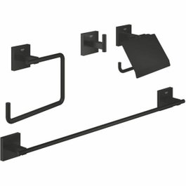 GROHE Set d'accessoires 4 en 1 Start Cube Noir mat