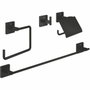 GROHE Set d'accessoires 4 en 1 Start Cube Noir mat