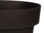 Ibergarden Pot Plastique Antracite avec Réservoir d'Eau 35 cm, 34x29x34 cm, 18L (Set de 6)