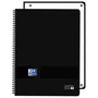 Cahier Oxford LIVE&GO Noir A4 80 Volets (5 Unités)