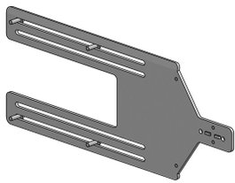 Ergonomic Solutions Support Portrait pour Borne de Paiement 22 à 15 pouces - Noir