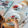 Thermobaby Pack Repas 2ème Âge MICKEY - Assiette, Bol, Gobelet et 2 Cuillères avec Base Antidérapante - Vaisselle Enfant Minnie