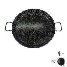 GARCIMA Paellera émaillée 38 cm - 8 personnes