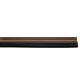 WOLFPACK LINEA PROFESIONAL Bas de porte PVC marron à caoutchouc, 1 mètre