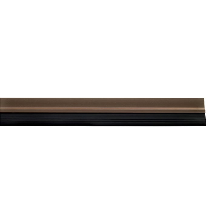 WOLFPACK LINEA PROFESIONAL Bas de porte PVC marron à caoutchouc, 1 mètre WOLFPACK LINEA PROFESIONAL Bas de porte PVC marron à caoutchouc, 1 mètre