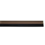 WOLFPACK LINEA PROFESIONAL Bas de porte PVC marron à caoutchouc, 1 mètre